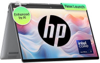 HP ENVY AI PC Intel Core Ultra 7 155U - (16 GB/512 GB SSD/Windows 11 Home) 14-fc0106TU Thin and Light Laptop(14 inch, Meteor Silver, 1.44 Kg, With MS Office)