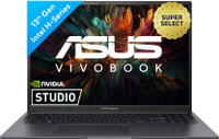 ASUS Vivobook 16X (2025) with Office 2024 + M365 Basic* Intel Core i5 13th Gen 13420H - (16 GB/512 GB SSD/Windows 11 Home/4 GB Graphics/NVIDIA GeForce RTX 3050/144 Hz) K3605VC-RP412WS Gaming Laptop(16 inch, Indie Black, 1.80 Kg, With MS Office)
