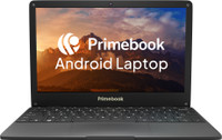 Primebook 4G Android based MediaTek MT8788 - (4 GB/64 GB EMMC Storage/Prime OS) 4G Thin and Light Laptop  with inbuilt 4G LTE(11.6 Inch, Royal Black, 1.065 Kg, With MS Office)