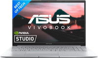 ASUS Vivobook Pro 15 Ryzen 7 Octa Core 5800HS - (16 GB/1 TB SSD/Windows 11 Home/4 GB Graphics/NVIDIA GeForce RTX 3050/144 Hz) M6500QC-HN752WS Creator Laptop(15.6 inch, Transparent Silver, 1.8 kg, With MS Office)