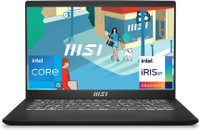 MSI Core i5 1335U 13th Gen - (16 GB/512 GB SSD/Windows 11 Home) Modern 14 C13M-436IN Thin and Light Laptop(14 Inch, Classic Black, 1.4 Kg)