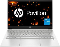 HP Pavilion Intel Core i5 12th Gen 1235U - (16 GB/512 GB SSD/Windows 11 Home) 14-dv2014TU Thin and Light Laptop(14 inch, Natural Silver, 1.41 kg, With MS Office)