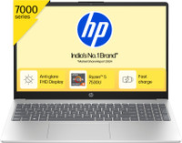 HP AMD Ryzen 5 Hexa Core 7530U - (8 GB/512 GB SSD/Windows 11 Home) 15-fc0388AU Thin and Light Laptop(15.6 Inch, Natural Silver, 1.59 Kg, With MS Office)
