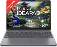 Lenovo IdeaPad Slim 3 (Gen 11) Next-gen AI PC Intel Core Ultra 7 Series 3 355 - (16 GB/512 GB SSD/Windows 11 Home) IdeaPad Slim 3 15IPH11 Thin and Light Laptop(15.3 inch, Luna Grey, With MS Office)