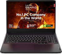 Lenovo IdeaPad Gaming 3 AMD Ryzen 5 Quad Core 5500H - (8 GB/512 GB SSD/Windows 11 Home/4 GB Graphics/NVIDIA GeForce RTX 2050) 15ACH6 Gaming Laptop(15.6 Inch, Shadow Black, 2.25 Kg)