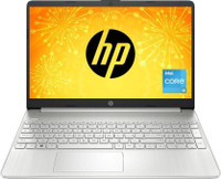 HP 15s Intel Core i3 12th Gen 1215U - (8 GB/512 GB SSD/Windows 11 Home) 15-fd0752TU /15s-fy5003TU Thin and Light Laptop(15.6 inch, Natural Silver, 1.69 Kg, With MS Office)