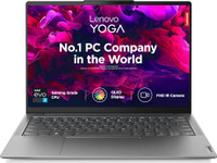 Lenovo Yoga Slim 6 WUXGA OLED Intel Core i5 13th Gen 13500H - (16 GB/512 GB SSD/Windows 11 Home) 14IRH8 Thin and Light Laptop(14 inch, Storm Grey, 1.35 Kg, With MS Office)