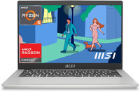 MSI Modern 14 AMD Ryzen 5 Hexa Core 7530U - (16 GB/512 GB SSD/Windows 11 Home) Modern 14 C7M-062IN Thin and Light Laptop(14 Inch, Silver, 1.4 Kg)