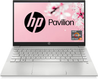 HP Pavilion AMD Ryzen 5 Hexa Core 5500U - (8 GB/512 GB SSD/Windows 10 Home) 14-ec0035AU Thin and Light Laptop(14 Inch, Natural Silver, 1.41 Kg, With MS Office)
