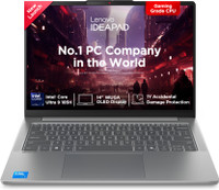 Lenovo IdeaPad Slim 5 OLED Display Intel Core Ultra 9 185H - (16 GB/512 GB SSD/Windows 11 Home) IdeaPad Slim 5 14IMH10 Laptop(14 inch, Luna Grey, 1.39 kg, With MS Office)