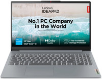 Lenovo IdeaPad Slim 3 Intel Core i3 13th Gen 1305U - (8 GB/512 GB SSD/Windows 11 Home) 15IRU8 Thin and Light Laptop(15.6 inch, Arctic Grey, 1.62 kg, With MS Office)