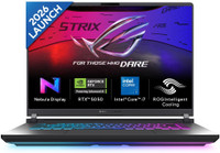 ASUS ROG Strix G16 (2026) Intel Core i7 14th Gen 14650HX - (16 GB/1 TB SSD/Windows 11 Home/8 GB Graphics/NVIDIA GeForce RTX 5050/300 Hz) G615JHR-TS144WS Gaming Laptop(16 inch, Eclipse Gray, 2.65 kg, With MS Office)