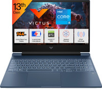 HP Victus Intel Core i5 13th Gen 13420H - (16 GB/512 GB SSD/Windows 11 Home/4 GB Graphics/NVIDIA GeForce RTX 3050 A) 15-fa2191TX Gaming Laptop(15.6 Inch, Performance blue, chrome logo, 2.29 Kg, With MS Office)