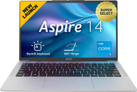 Acer Aspire 14 with Backlit Keyboard, Intel Core i5 13th Gen - (16 GB/512 GB SSD/Windows 11 Home) AS14H-53 Thin and Light Laptop(14 inch, Pure Silver, 1.44 kg, With MS Office)