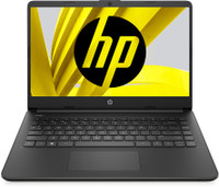 HP AMD Athlon Dual Core 3050U - (8 GB/256 GB SSD/Windows 11 Home) 14s-fq0568AU Thin and Light Laptop(14 inch, Jet Black, 1.41 Kg, With MS Office)