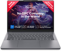 Lenovo IdeaPad Slim 3 Backlit Keyboard with MSO'2024 Intel Core i5 13th Gen 13420H - (16 GB/512 GB SSD/Windows 11 Home) 14IRH10 Thin and Light Laptop(14 inch, Luna Grey, 1.39 Kg, With MS Office)