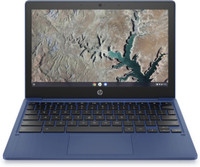 HP Chromebook MediaTek Kompanio 500 - (64 GB/64 GB EMMC Storage/Chrome OS/4 GB Graphics) 11A-NA0002MU Chromebook(11.6 inch, Indigo Blue, 1.07 kg kg)