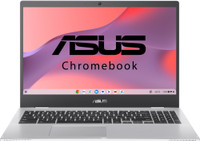 ASUS Chromebook Intel Celeron Dual Core N4500 - (4 GB/64 GB EMMC Storage/Chrome OS) CX1500CKA-NJ0393 Chromebook(15.6 Inch, Transparent Silver, 1.80 Kg)