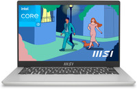 MSI Modern 14 Intel Core i3 12th Gen 1215U - (16 GB/512 GB SSD/Windows 11 Home) Modern 14 C12MO-444IN/ Modern 14 C12MO 1248IN Thin and Light Laptop(14 Inch, Urban Silver, 1.4 Kg)