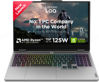 Lenovo LOQ 2025 AMD Ryzen 7 Octa Core 250 - (24 GB/1 TB SSD/Windows 11 Home/8 GB Graphics/NVIDIA GeForce RTX 5050) LoQ 15AHP10 Gaming Laptop(15.6 inch, Luna Grey, 2.4 Kg, With MS Office)