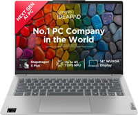 Lenovo IdeaPad Slim 5 Co-Pilot Next Gen AI PC Full Metal Snapdragon X Plus - (16 GB/1 TB SSD/Windows 11 Home) 14Q8X9 Thin and Light Laptop(14 Inch, Cloud Grey, 1.48 Kg, With MS Office)