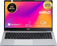 Acer Aspire 15 AMD Office 2024 + M365 Basic AMD Ryzen 5 Hexa Core 7430U - (16 GB/512 GB SSD/Windows 11 Home) Aspire AS15-42 Thin and Light Laptop(15.6 Inch, Silver, 1.79 Kg, With MS Office)