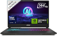 MSI CYBORG Intel Core Ultra 5 14 CORE - (16 GB/1 TB SSD/Windows 11 Home/6 GB Graphics/NVIDIA GeForce RTX DETIGATED/144 Hz) 15 AI A1VEK-051IN Gaming Laptop(15.6 inch, Translucent Black)