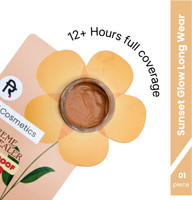 Rhe Cosmetics Matte HD Full Coverage|Waterproof, Oil-Free with Vitamin E | 12+ Hours Concealer(Sunset Glow, 4 ml)