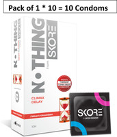 SKORE Nothing Climax Delay | Thinnest Condom(10 Sheets)