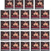 DELUXE Nirodh Lubricated Condoms (Pack of 120), Secret Delivery Condom(Set of 24, 120 Sheets)