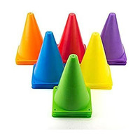 Aryan Sports Cone Marker Pack of 10(Multicolor)