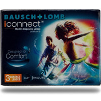 BAUSCH & LOMB Monthly Disposable(-2, Contact Lenses, Pack of 3)
