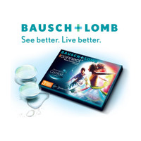 BAUSCH & LOMB Monthly Disposable(-8.50, Contact Lenses, Pack of 3)