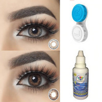 soft eye Daily Disposable(Grey, Brown Color Contact Lens, Colored Contact Lenses, Pack of 5)