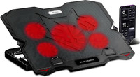 Ant Esports NC190 5 Fan Ergonomic Cooling Pad with Adjustable Height(Black)