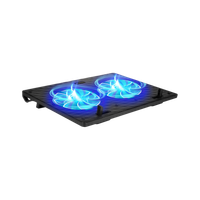 ZEBRONICS ZEB-NC3300 2 Fan Ergonomic Cooling Pad(Black)