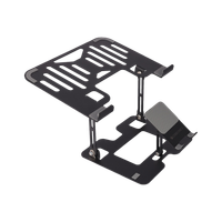 ZEBRONICS NS3500, Foldable, with Mobile Stand, upto 17 inch Laptop Ergonomic Cooling Pad with Adjustable Height(Black)