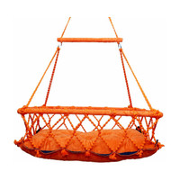 HURF ENTERPRISES Baby Swing Jhula Palna for Kids Swings(Orange)