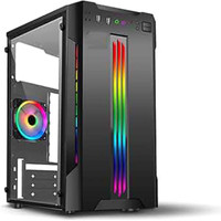 ASSEMBLEX all in one i7 7TH GAMING PC Core i7 (7th Gen) (16 GB DDR4/1 TB/256 GB SSD/Windows 11 Home/4 GB/24 Inch Screen/INFRIO CORE i7 7TH GEN) with MS Office(Black)