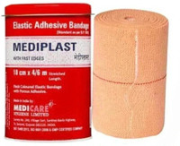 Medicare Elastic Adhesive Bandage With Fast Edges 10cm*4/6m Crepe Bandage(10 cm)
