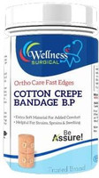 Wellness COTTON CREPE BANDAGE PREMIUM 10CM*4M Crepe Bandage