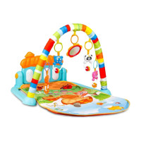 himanshu tex 5 in 1 Baby Gym Mat Piano Gym Mat Rack Infant Music Fitness Rack Rattle Toy(Multicolor)