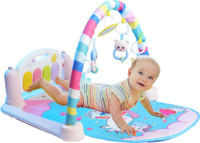 VIDGY 5 in 1 Indian Musical Keyboard Mat Baby Piano Gym Mat Gym & Fitness Rack(Multicolor)