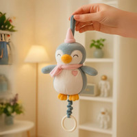 Smilebaby Plush Hanging Toy Rattles for Crib and Stroller Keep Your Baby(Multicolor)