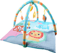 HIM TAX Baby Playgym for Babies | Activity Play Gym Mat with 5 Hanging Toys(Multicolor)