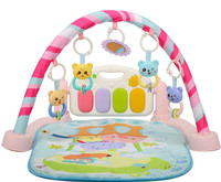himanshu tex Musical Piano Baby Play Gym Mat Kids Activity Gym Mat with Music and Lights(Multicolor)