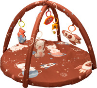 himanshu tex Baby Play Gym New Born Baby Bedding|Mat With Hanging Toys For 0 To 24 Month(Multicolor)