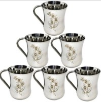 A to Z Pack of 6 Stainless Steel SS(Steel, Cup Set)