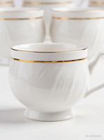 shailzz's Pack of 6 Bone China(White, Cup Set)