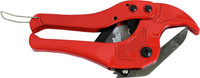 Self Lub PVC Pipe Cutter 42mm – Lightweight Tube Cutter with Ratchet Handle & Safety Lock Heat-Treated Blade for Smooth Cutting of PVC & Plastic Pipes Pipe Cutter
